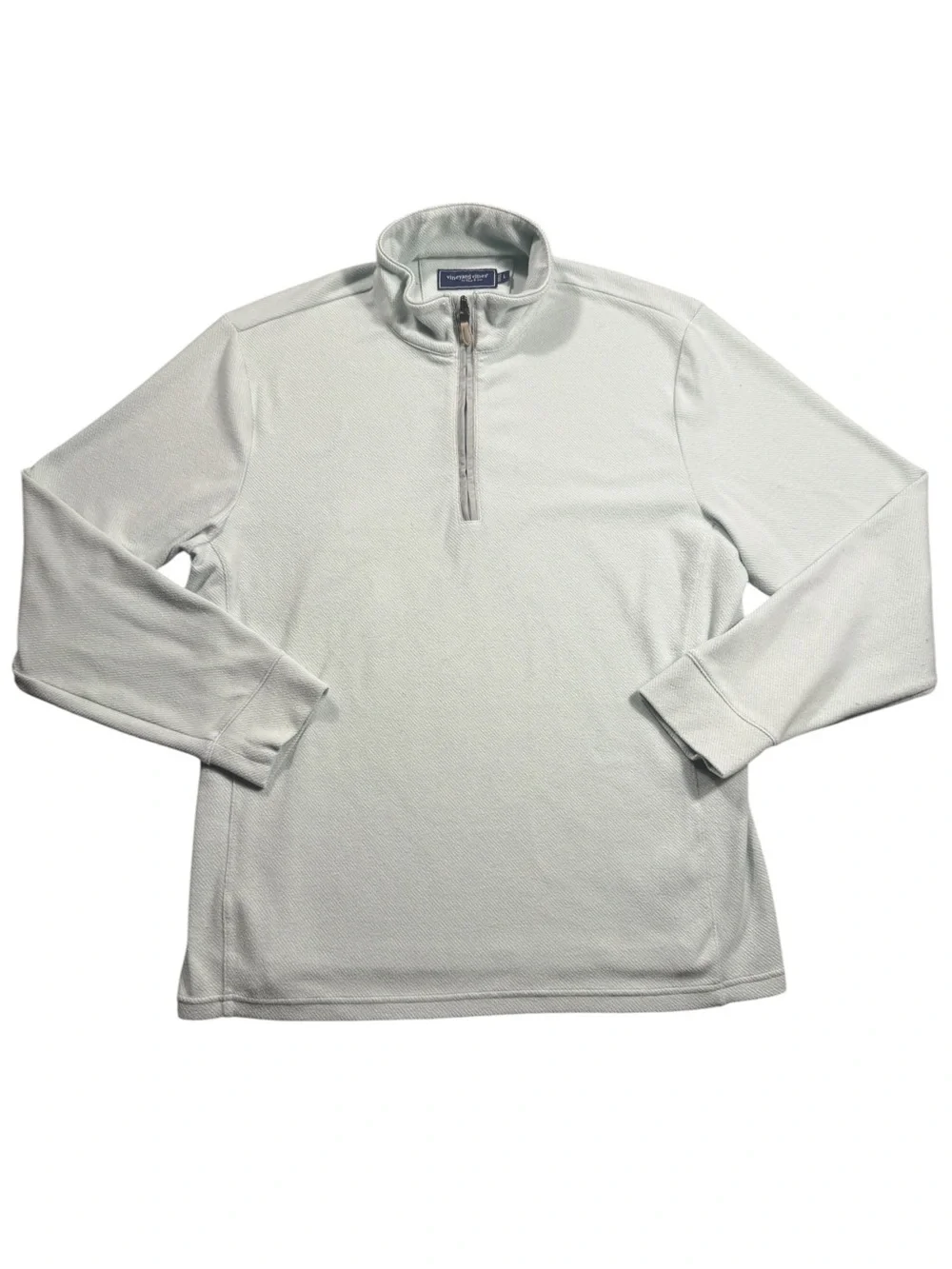 Vineyard Vines Large Pale Blue Performance Quarter-Zip Pullover Golf Workwear